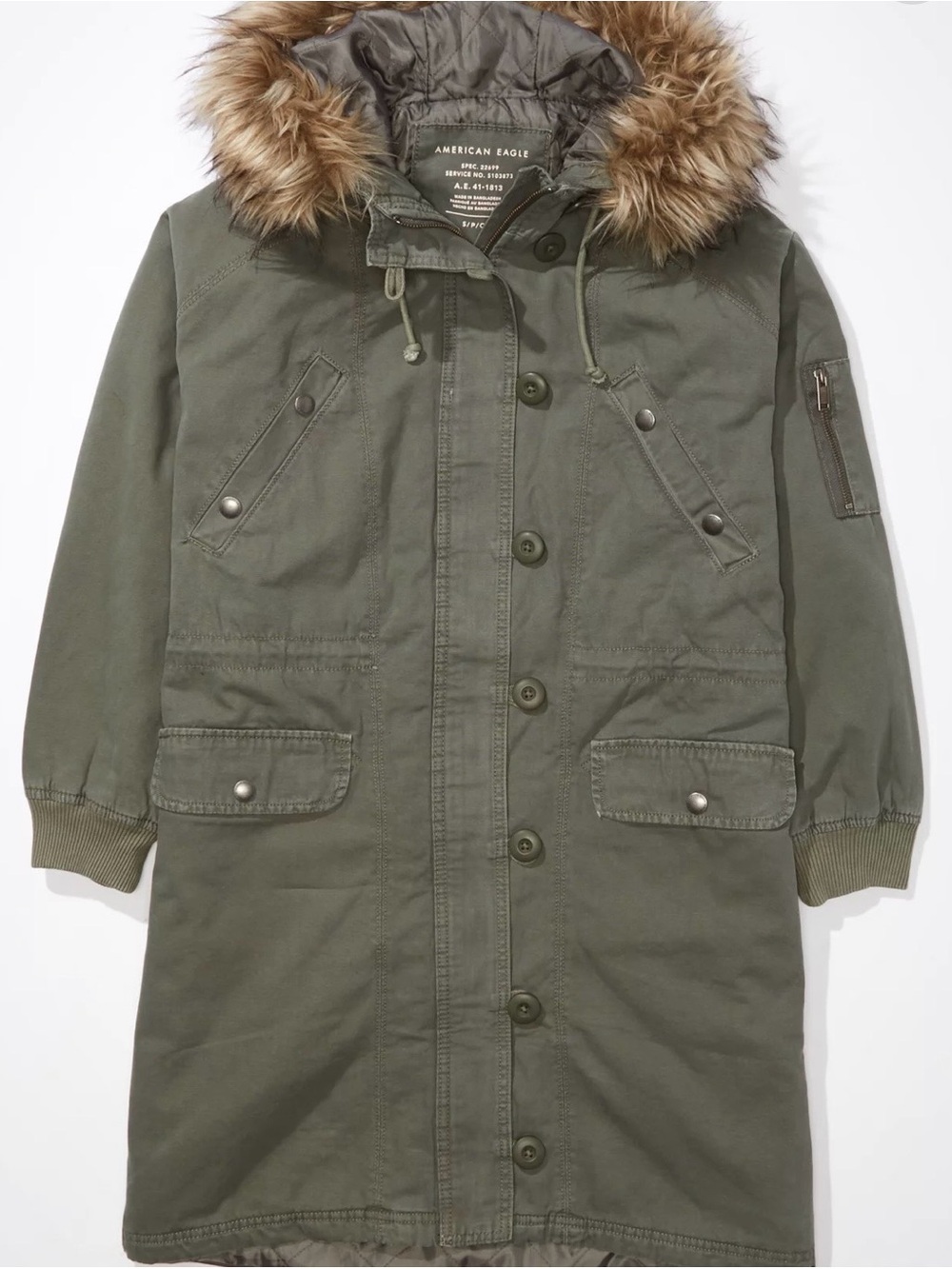 American Eagle Green Parka